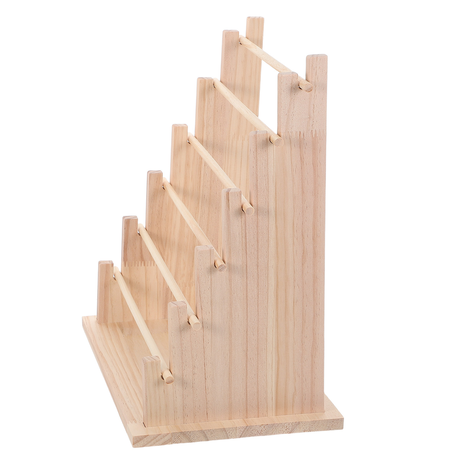 Florist Supply Shop - Wooden Ribbon Storage Rack 6 Tier