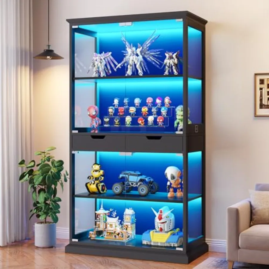 B & J Florist Supply Linwood - Display Cabinet with Glass Doors for