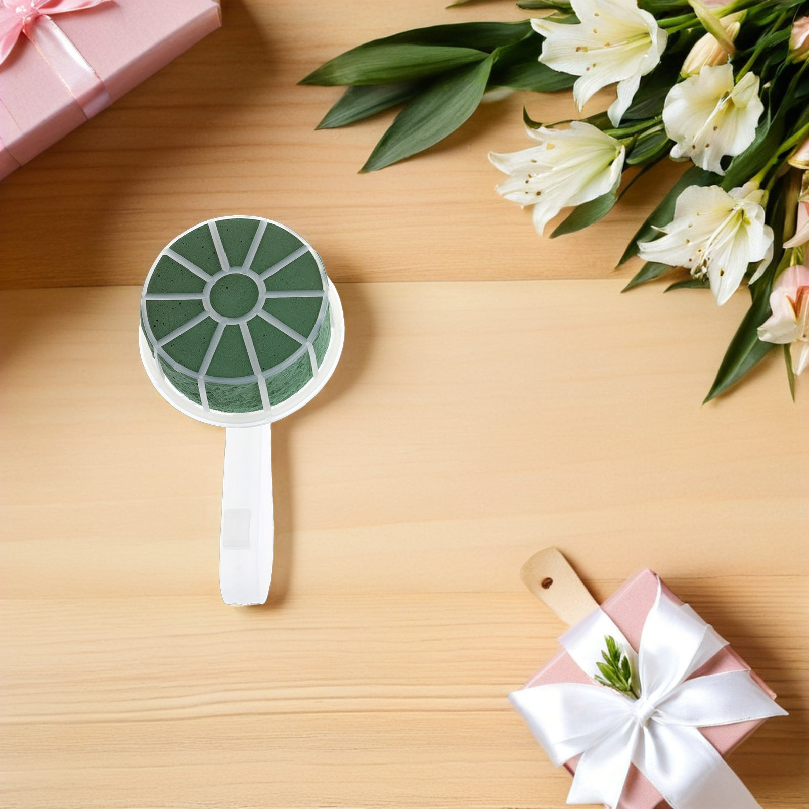 Bouquet Holder Foam - 6Pcs Round Floral Foam Bouquet Holder