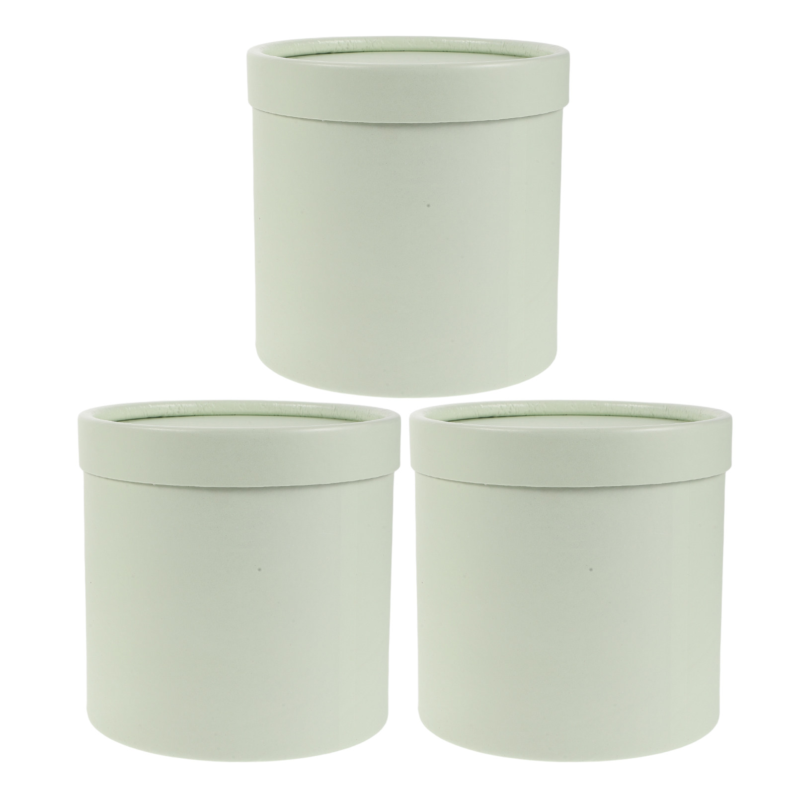 Bouquet Holder Foam - 3Pcs Fresh Flower Packaging Buckets Round