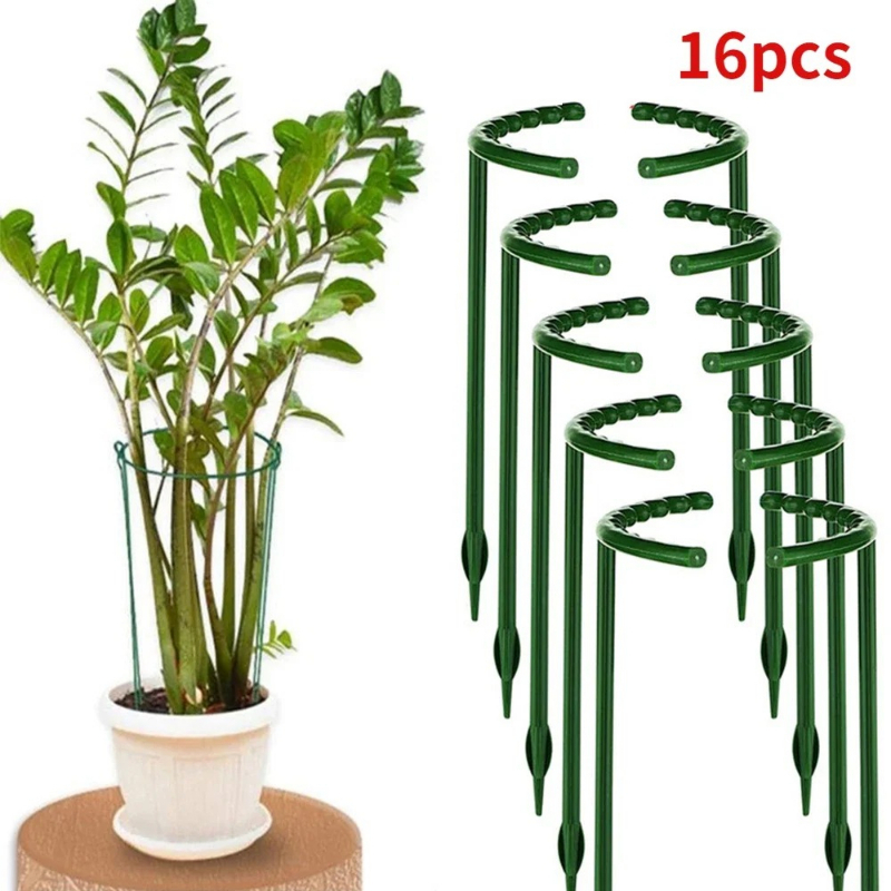 Florist Supp - Plastic Plant Support Pile Stand Plant