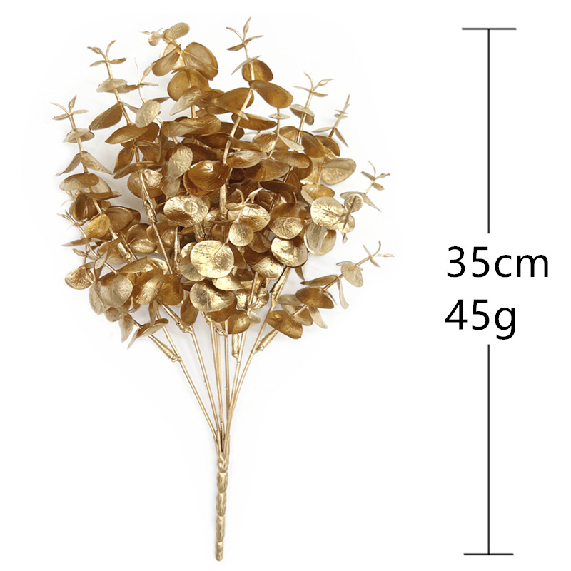 Artificial Flower Golden Silve - Dried Flower Bunch ulasan dan harga