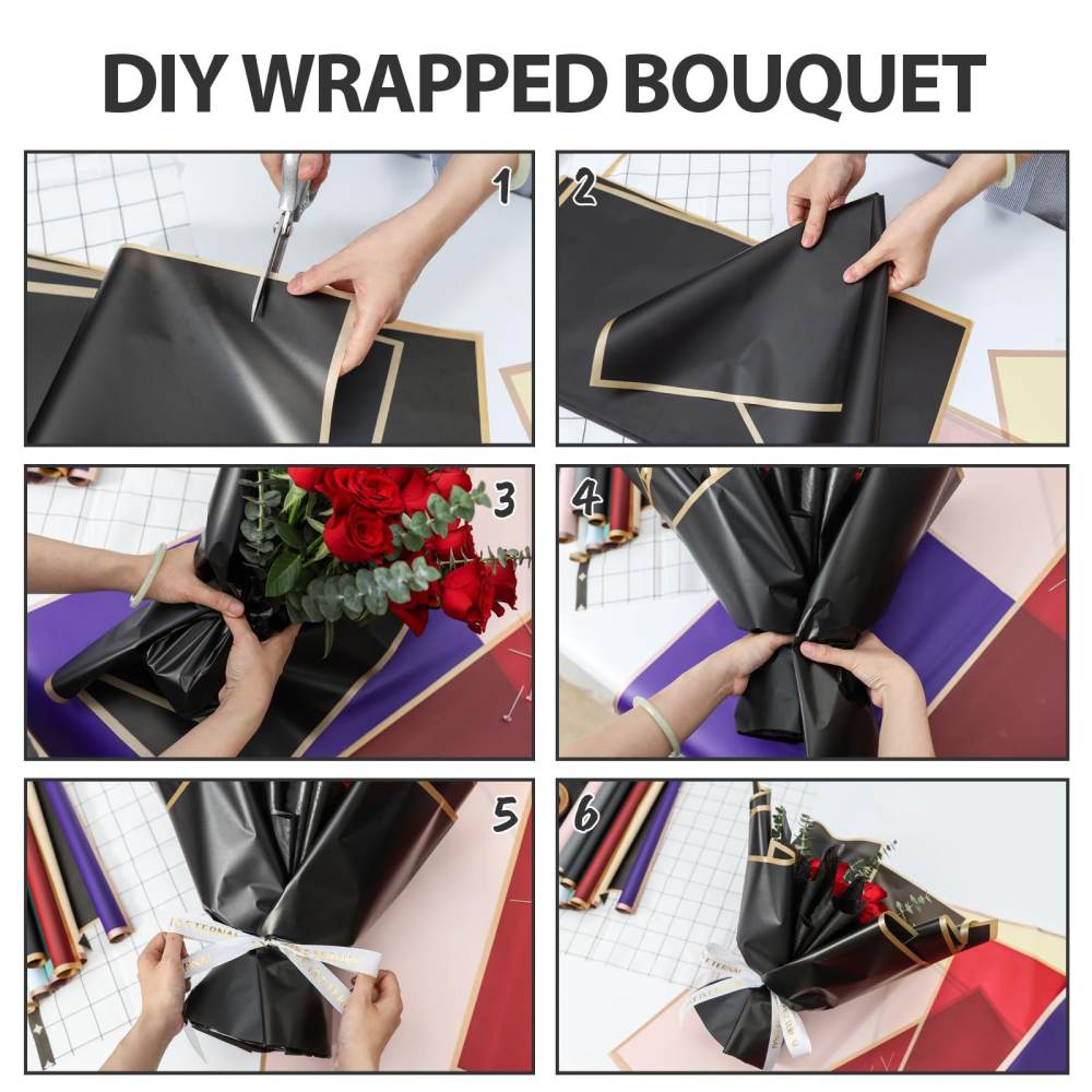 Luxury Waterproof Bouquet Wrap - Florist Supply Shop ulasan dan harga
