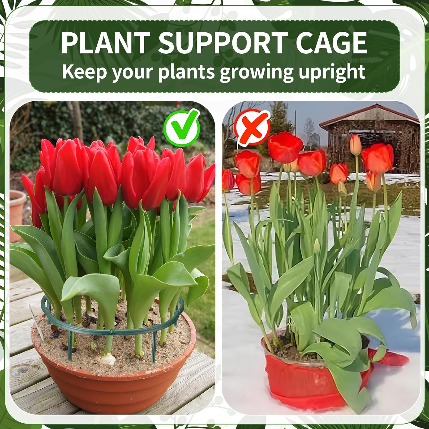 1/16pcs Plant Support Stake Fl - Florist Supp ulasan dan harga