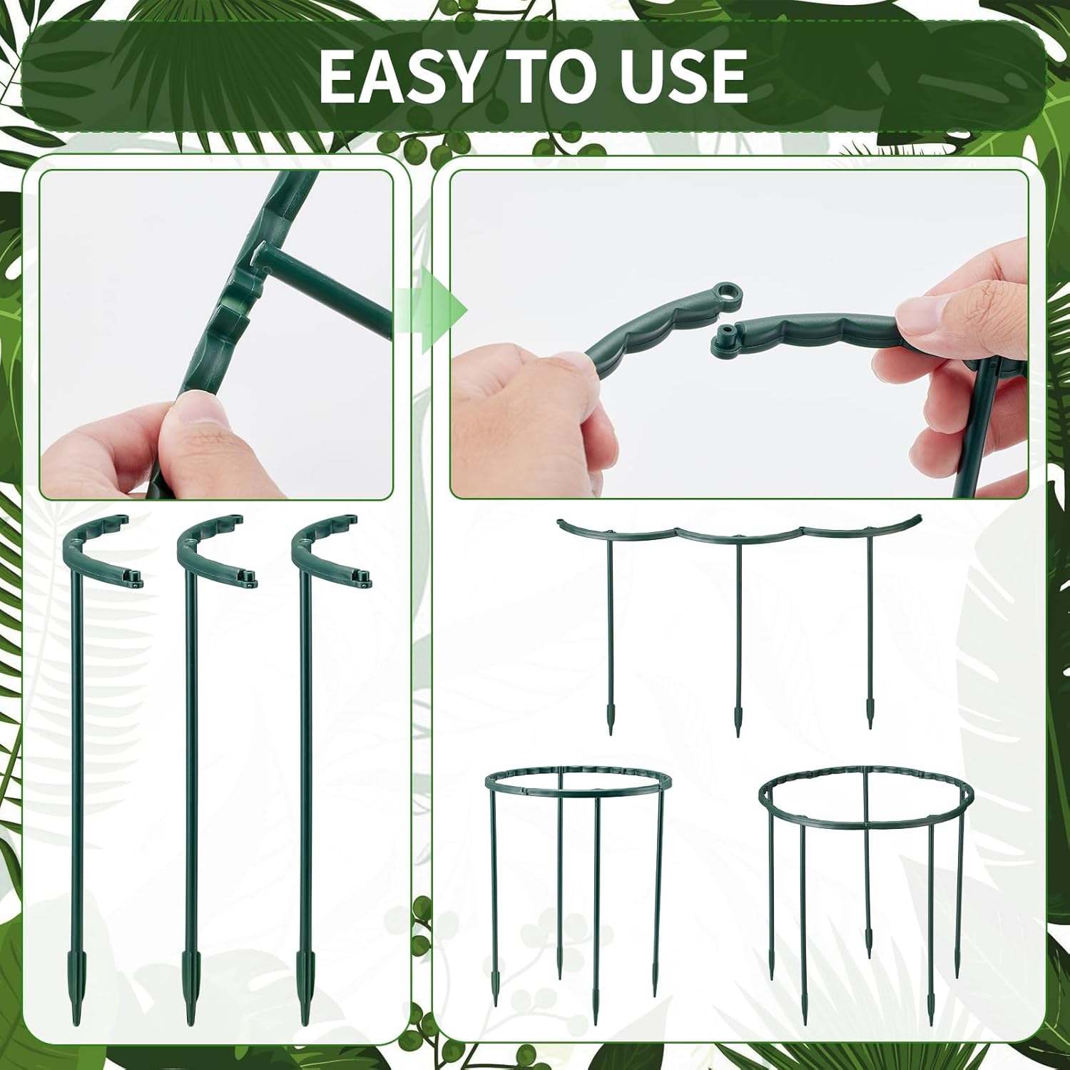 1/16pcs Plant Support Stake Fl - Florist Supp ulasan dan harga