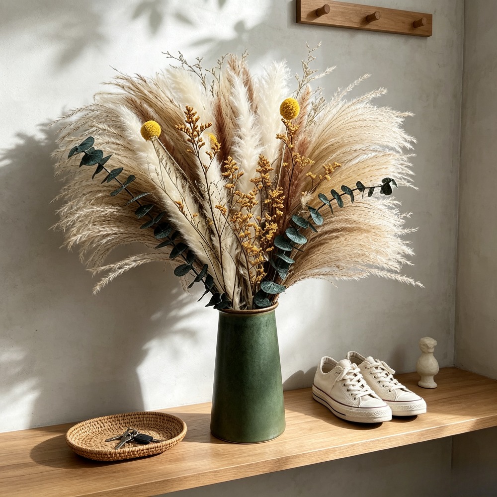 ried Flower Bouquet, Rustic De - Dried Flower Bunch ulasan dan harga