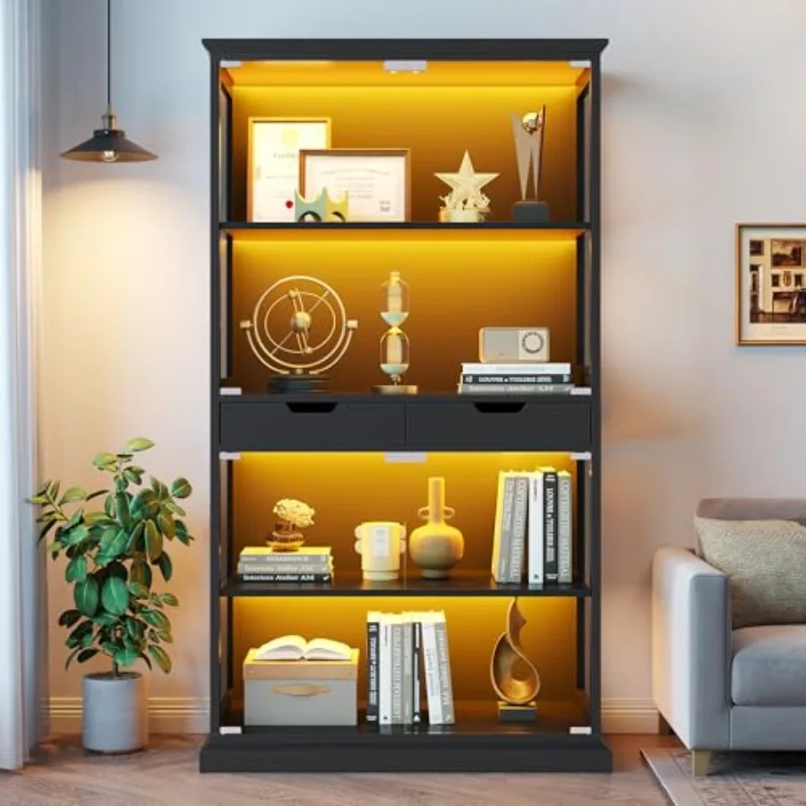 Display Cabinet with Glass Doo - B & J Florist Supply Linwood ulasan dan harga