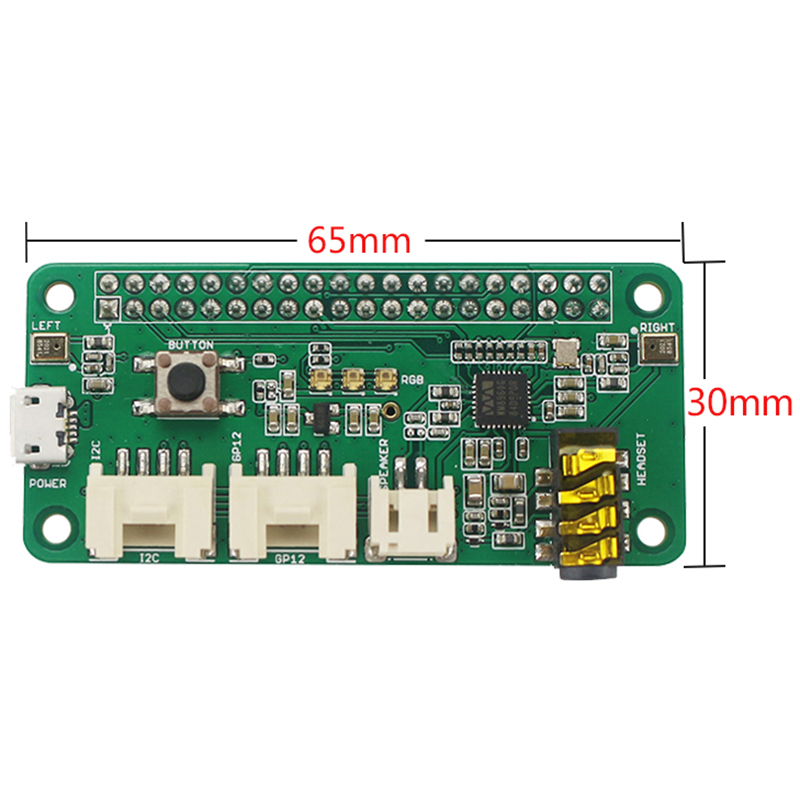 ReSpeaker 2-Mics Pi Hat for 4  - B & J Florist Supply Linwood ulasan dan harga