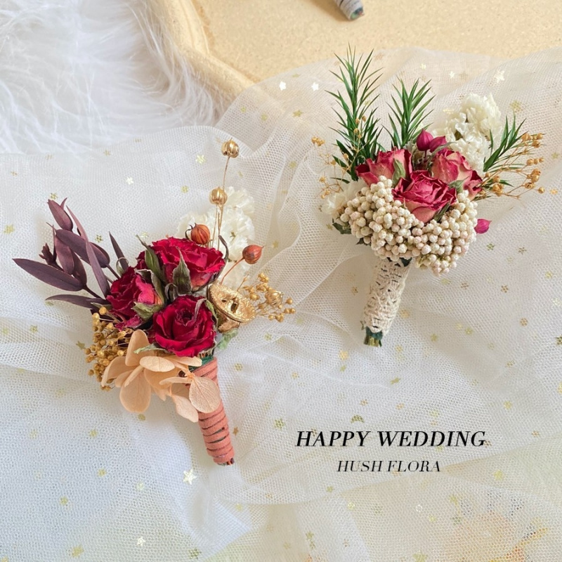 Mini dried flower bouquet, del - Dried Flower Bunch ulasan dan harga
