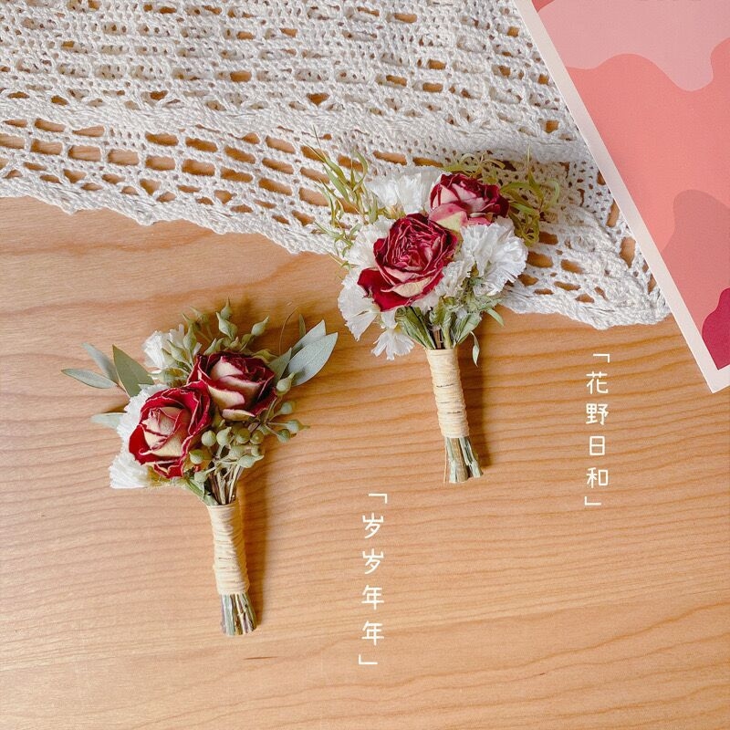 Mini dried flower bouquet, del - Dried Flower Bunch ulasan dan harga
