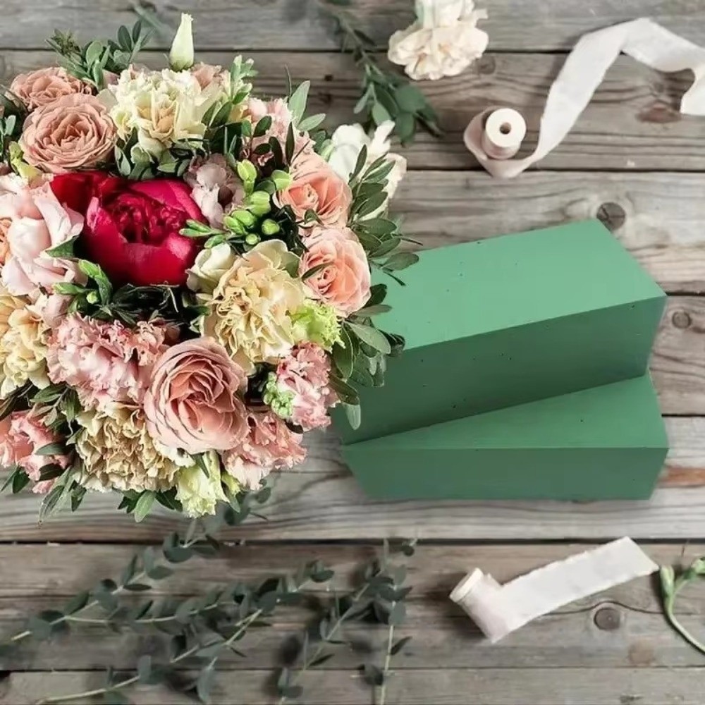 Green Flower Arrangement Foam  - Bouquet Holder Foam ulasan dan harga