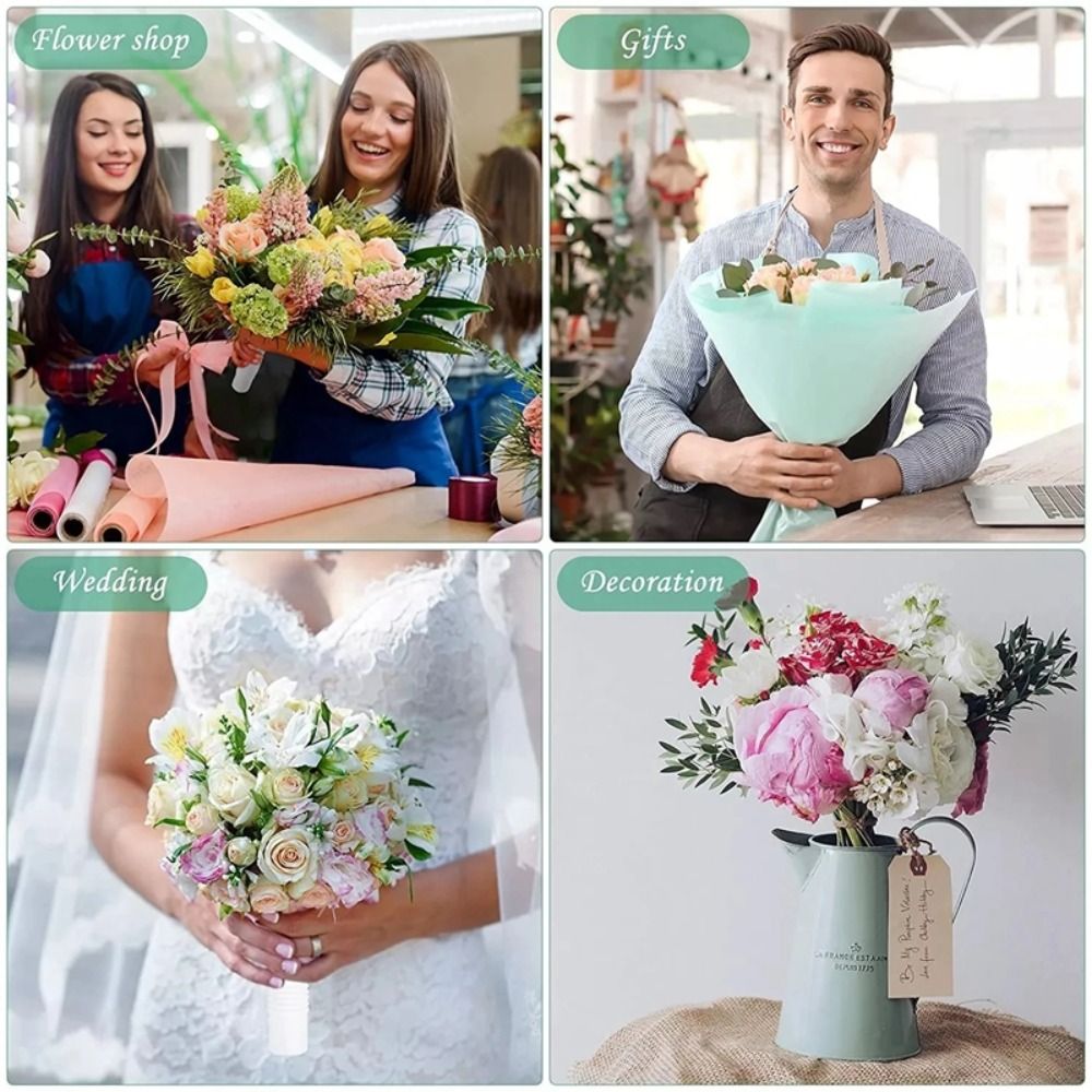 Round Party Florist Flower Dec - Bouquet Holder Foam ulasan dan harga