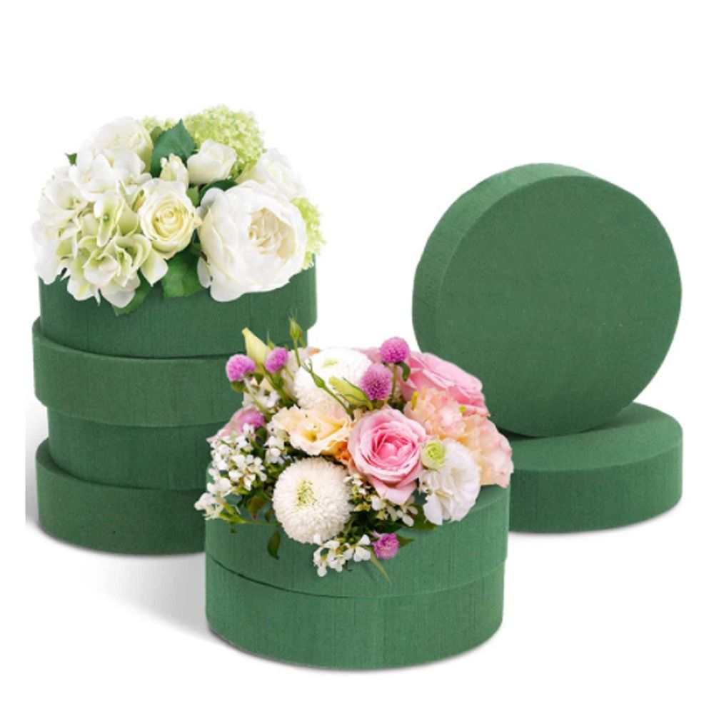 Round Party Florist Flower Dec - Bouquet Holder Foam ulasan dan harga