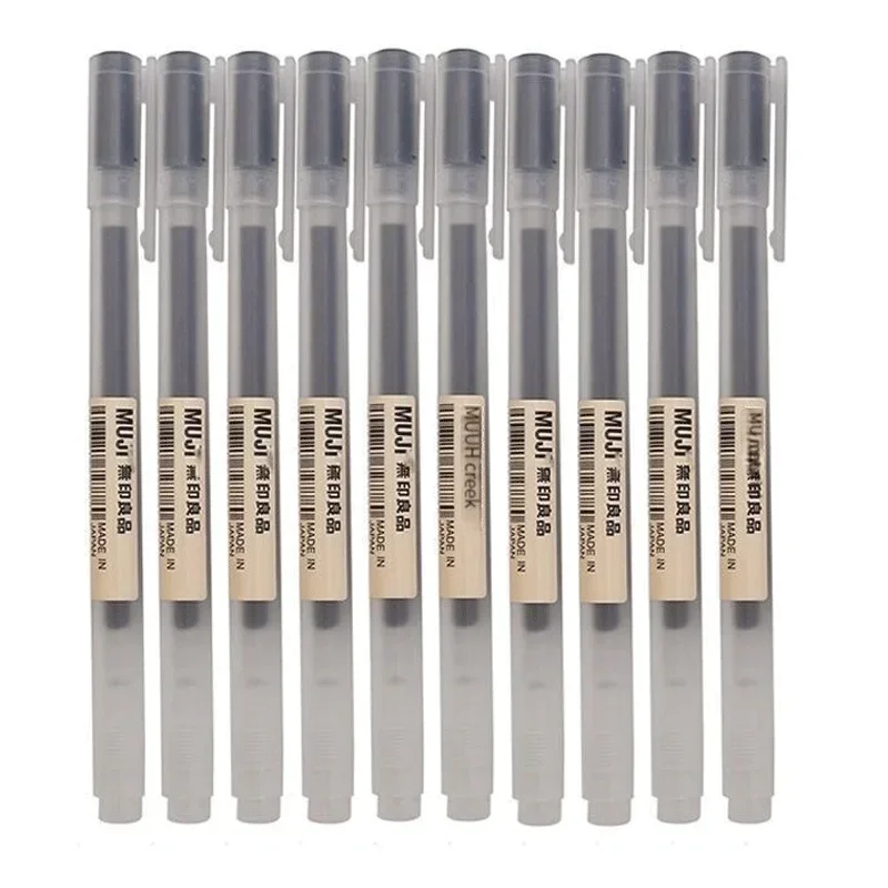 6/8Pcs/Set MUJIs Gel Pen Black - Pilot Pen G2 ulasan dan harga