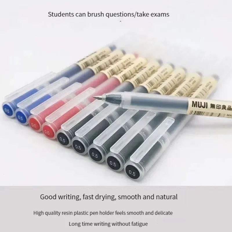 6/8Pcs/Set MUJIs Gel Pen Black - Pilot Pen G2 ulasan dan harga