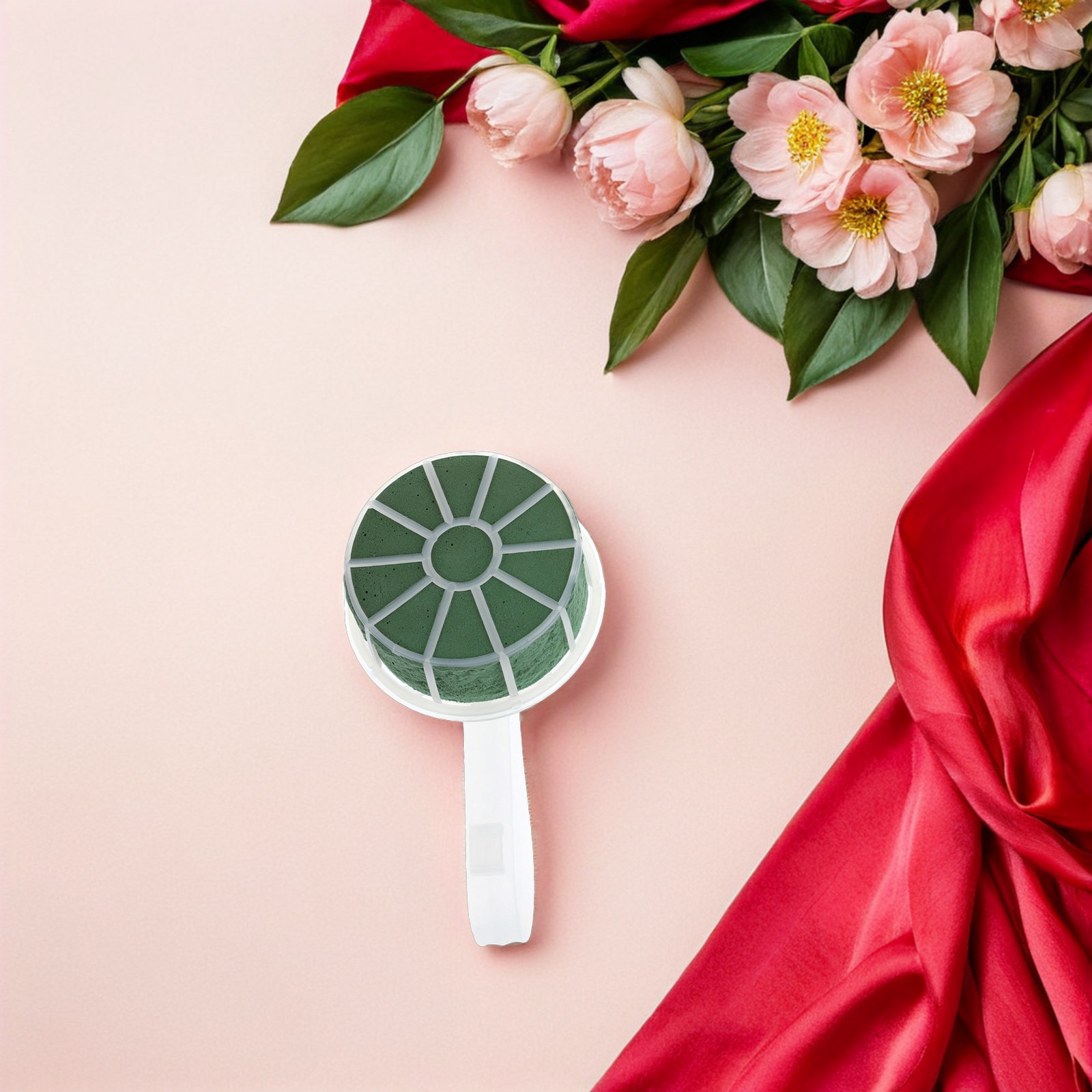 6Pcs Round Floral Foam Bouquet - Bouquet Holder Foam ulasan dan harga