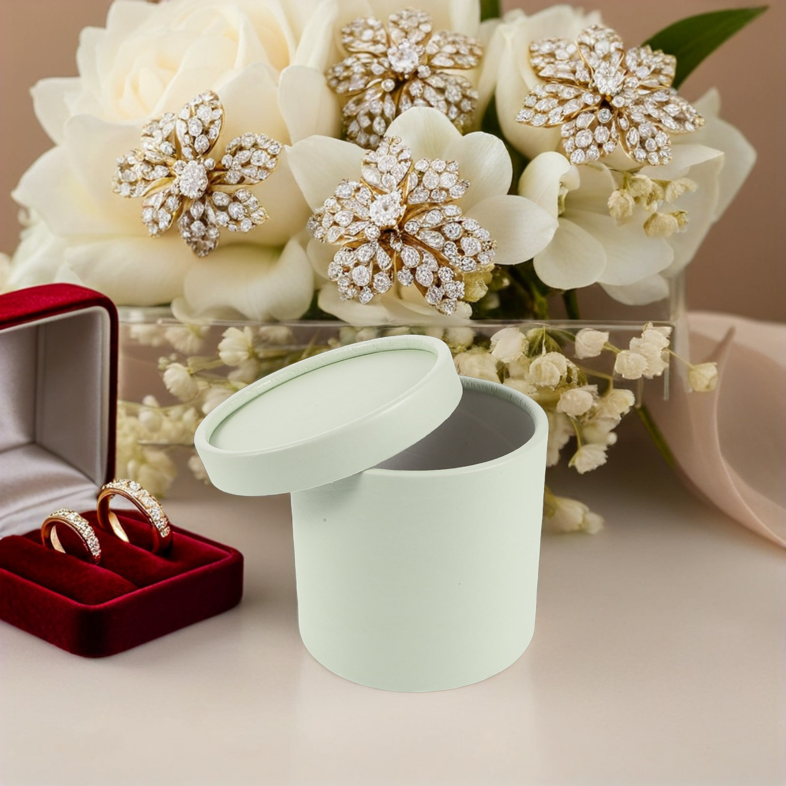 3Pcs Fresh Flower Packaging Bu - Bouquet Holder Foam ulasan dan harga