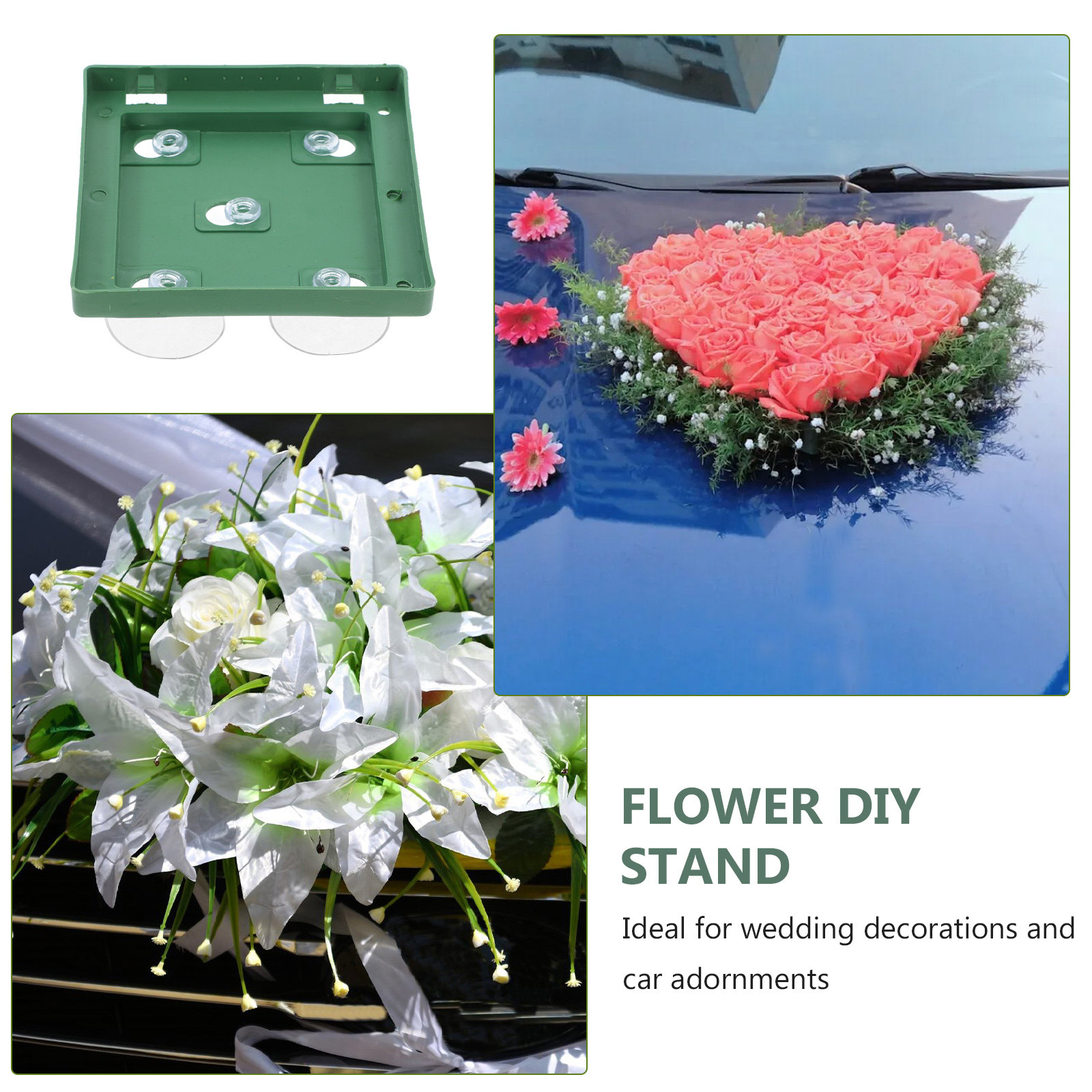 10Pcs Suction Cup Flower Mud H - Bouquet Holder Foam ulasan dan harga