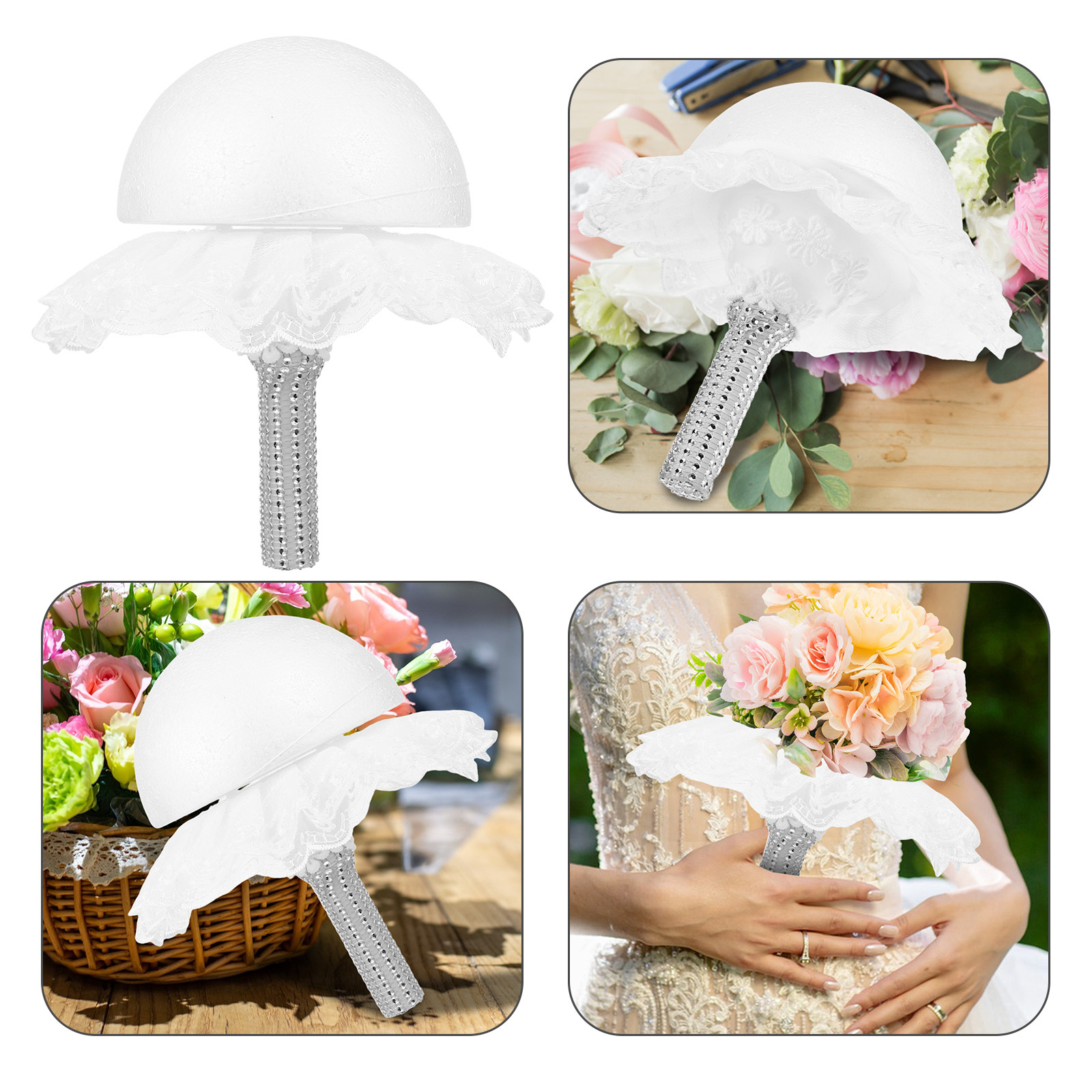 Foam Bridal Bouquet Holder Lac - Bouquet Holder Foam ulasan dan harga
