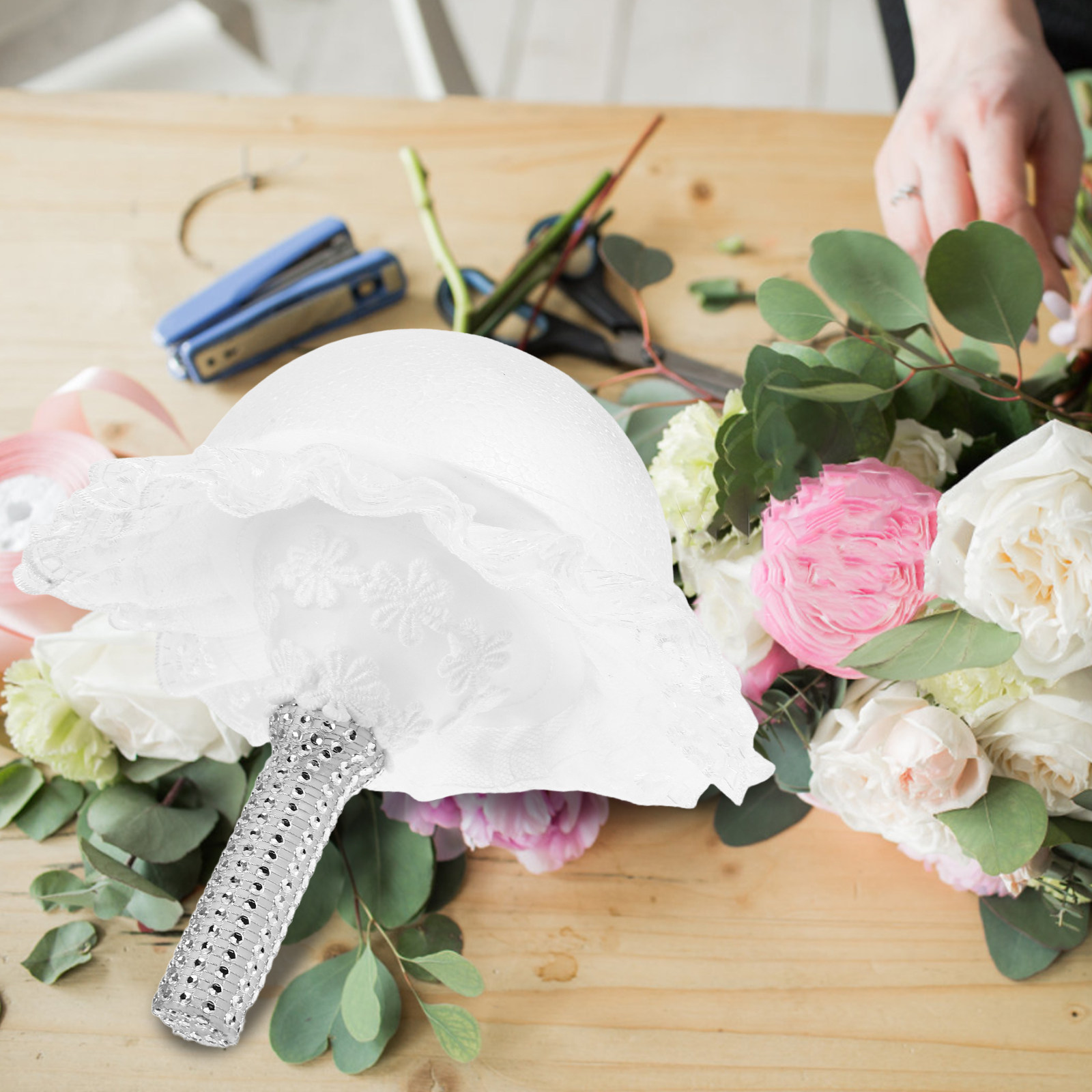 Foam Bridal Bouquet Holder Lac - Bouquet Holder Foam ulasan dan harga