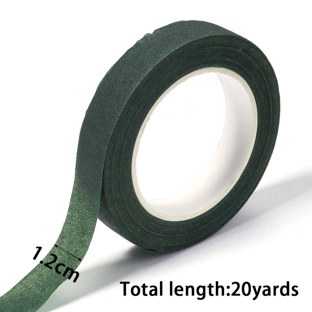 20Yards/Rolls Green Brown Flow - Floral Tape Green ulasan dan harga