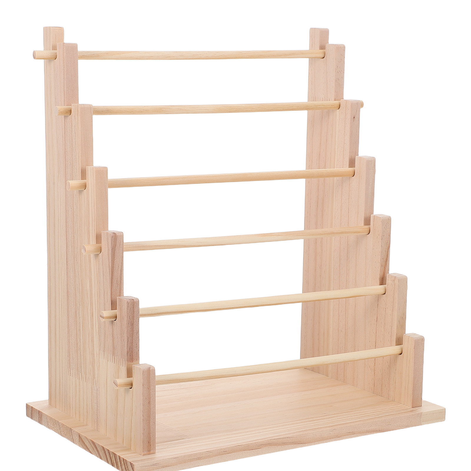6 Tier Wooden Ribbon Storage R - Florist Supply Shop ulasan dan harga