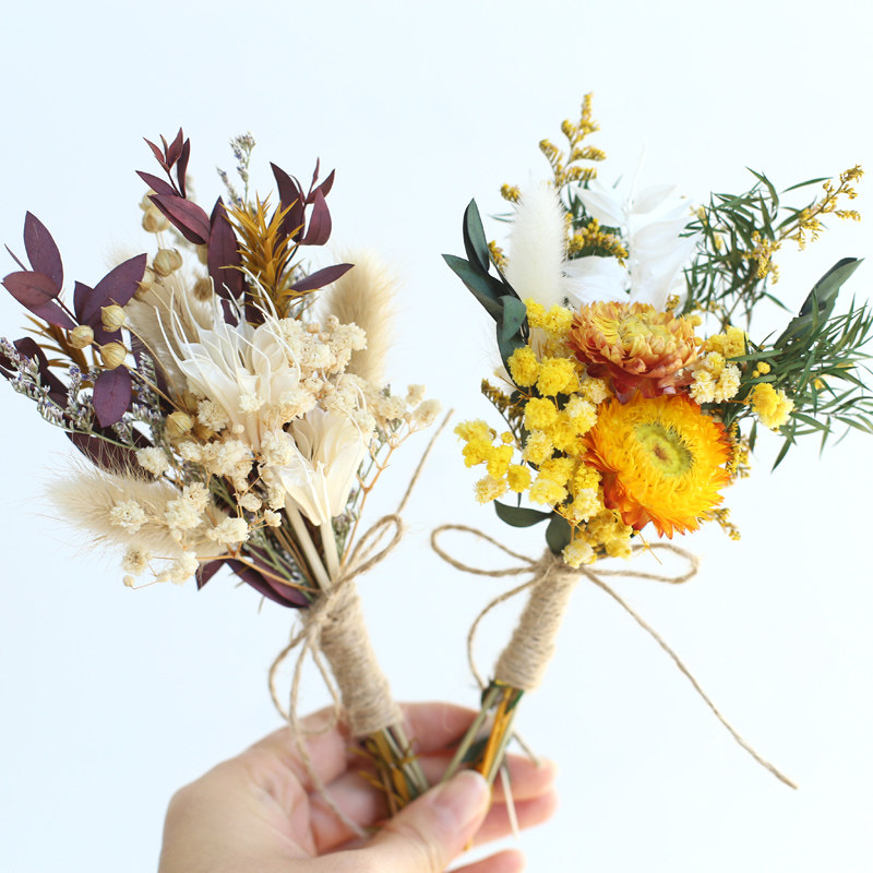 20CM Small Mixed Natural Dried - Dried Flower Bunch ulasan dan harga