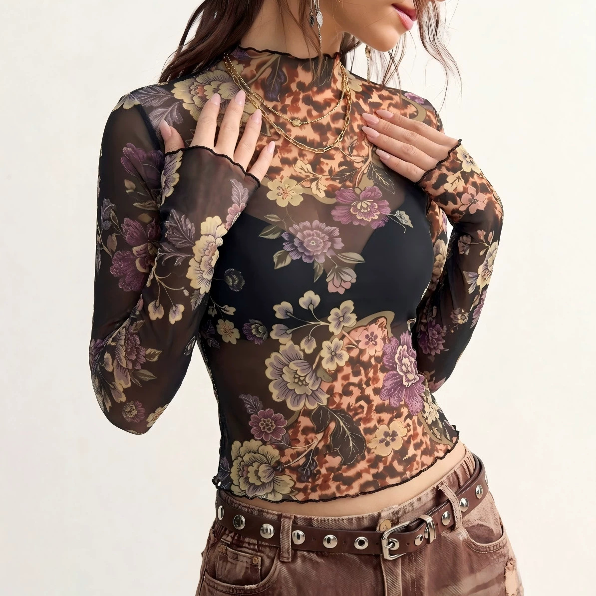 B 2026 Retro Flower Print See  - B & J Florist Supply Linwood ulasan dan harga