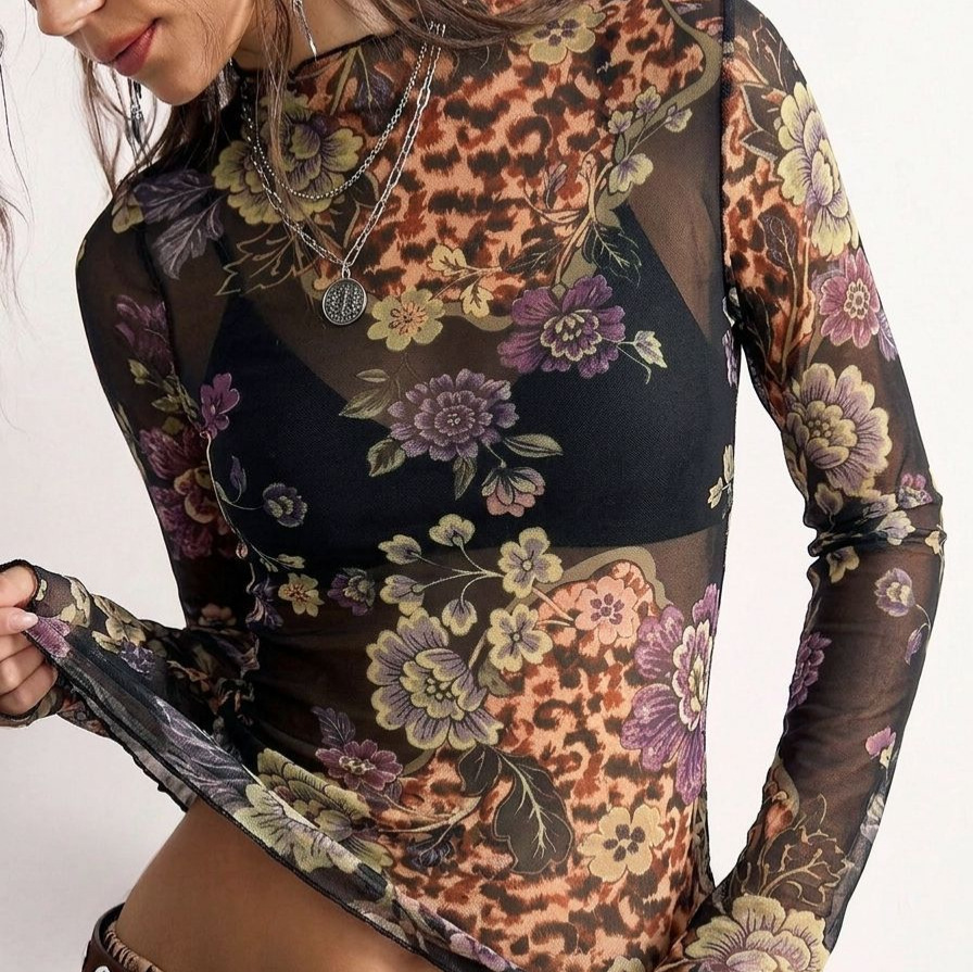 B 2026 Retro Flower Print See  - B & J Florist Supply Linwood ulasan dan harga