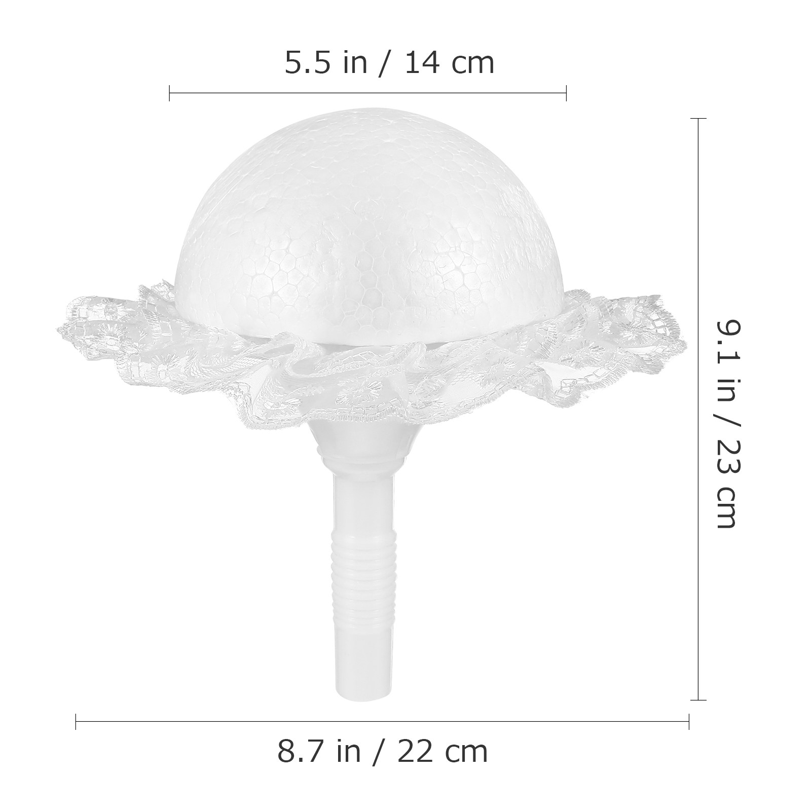 1Set Hemispherical Lace Bouque - Bouquet Holder Foam ulasan dan harga